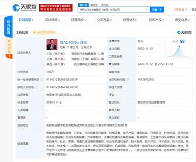 特斯拉合肥新公司正式成立，业务范围涵盖整车与二手日用百货销售